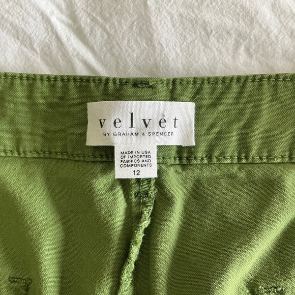 MYA COTTON CANVAS ANKLE PANTS - Picture 3 of 3